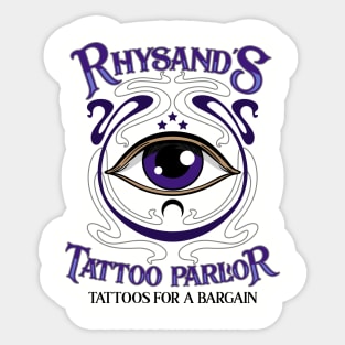 Rhysand's Tattoo Parlor Sticker